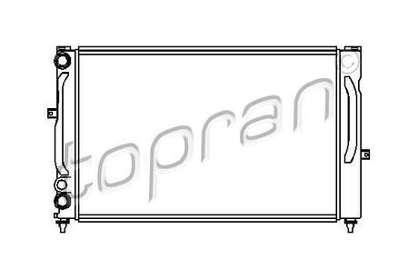 Радиатор охлаждения TOPRAN / HANS PRIES 107151