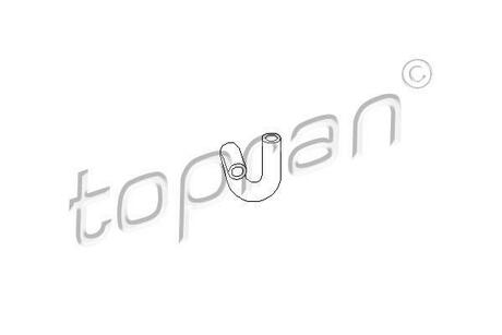 Шланг радиатора TOPRAN / HANS PRIES 107304 (фото 1)