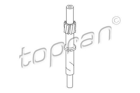 Привод троса спидометра TOPRAN / HANS PRIES 107 401 (фото 1)