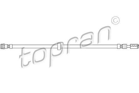 Шланг тормозной TOPRAN / HANS PRIES 108393 (фото 1)