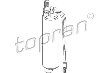 Электрический топливный насос TOPRAN / HANS PRIES 108 576