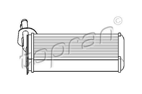 Теплообмінник (опалення салону) TOPRAN / HANS PRIES 108614 (фото 1)