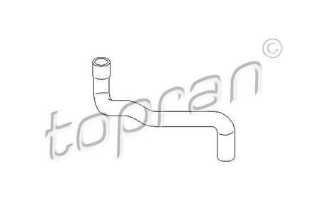 Шланг радиатора TOPRAN / HANS PRIES 109010 (фото 1)