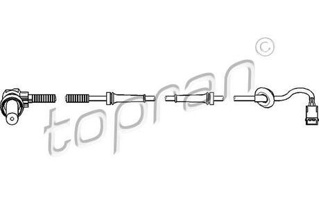 Датчик ABS TOPRAN / HANS PRIES 109926