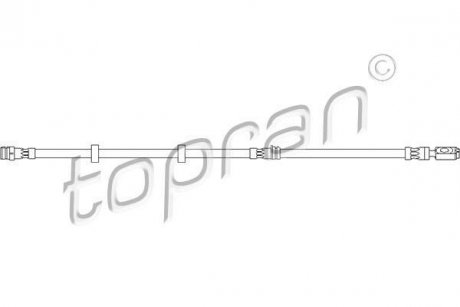 Шланг тормозной TOPRAN / HANS PRIES 109982 (фото 1)