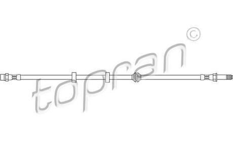 Тормозной шланг TOPRAN / HANS PRIES 110401