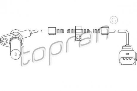 Датчик частоты вращения, управление двигателем TOPRAN / HANS PRIES 110919 (фото 1)