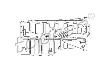 Масляный поддон TOPRAN / HANS PRIES 110958 (фото 1)