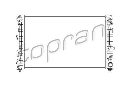 Радиатор (охлаждение двигателя) TOPRAN / HANS PRIES 112294 (фото 1)