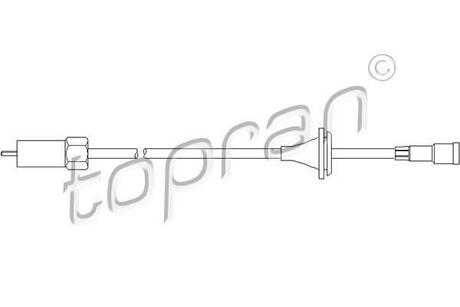 Тросик спідометра TOPRAN / HANS PRIES 202220 (фото 1)