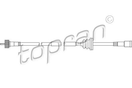 Тросик спідометра TOPRAN / HANS PRIES 202223 (фото 1)
