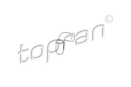 Шланг гумовий сист. охлаждений. TOPRAN / HANS PRIES 206 701
