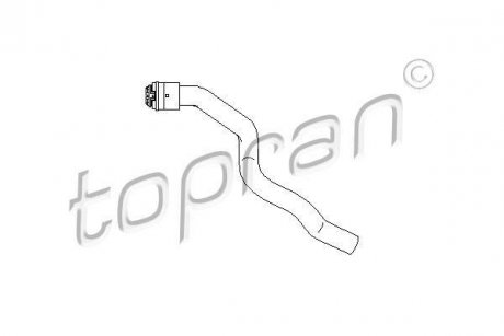 Патрубок системи охолодження TOPRAN / HANS PRIES 207684 (фото 1)