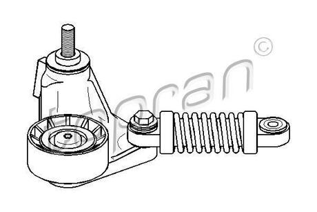 Натягувач ремня TOPRAN / HANS PRIES 302162