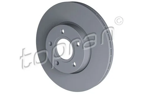 Диск тормозной (передний) Ford C-Max 07-/Focus II/III 04- (278x25) (с покрытием) (вентилируемый) TOPRAN / HANS PRIES 304728