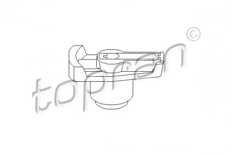Бігунок розподілювача TOPRAN / HANS PRIES 400 669