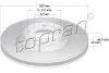 Гальмiвнi диски TOPRAN / HANS PRIES 400855 (фото 1)