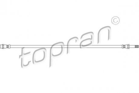 Шланг гальмівний TOPRAN / HANS PRIES 401065