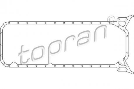 Прокладка масляного піддону TOPRAN / HANS PRIES 401221