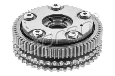 Шків з датчиком фаз ГРМ MERCEDES C (CL203), C T-MODEL (S203), C T-MODEL (S204), C (W203), C (W204), CLC (CL203), CLK (A209), CLK (C209), CLS (C219), E (A207), E (C207) 2.5-5.5 06.04- TOPRAN / HANS PRIES 410412 (фото 1)