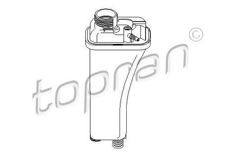 Компенсационный бак, охлаждающая жидкость TOPRAN / HANS PRIES 500 790 (фото 1)