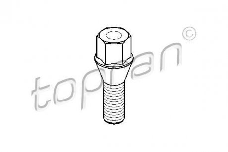 Болт для кріплення колеса TOPRAN / HANS PRIES 501536
