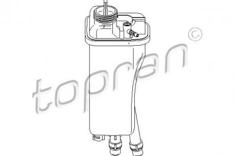 Компенсационный бак, охлаждающая жидкость TOPRAN / HANS PRIES 501540 (фото 1)