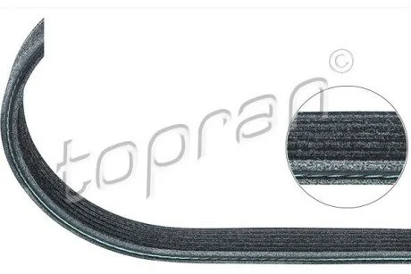 Pasek wieloklinowy TOPRAN / HANS PRIES 501683