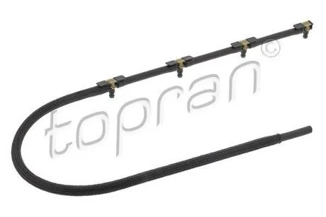 Hose, fuel overflow TOPRAN / HANS PRIES 503832