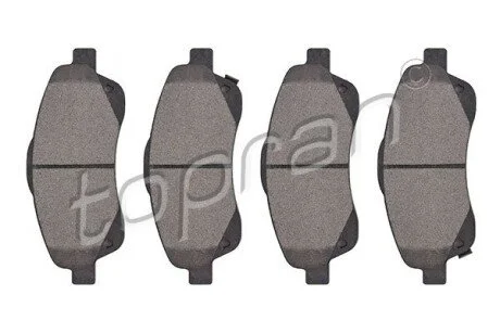 Колодки тормозные (передние) Toyota Avensis 03-08/Corolla Verso 04-09 TOPRAN / HANS PRIES 600599