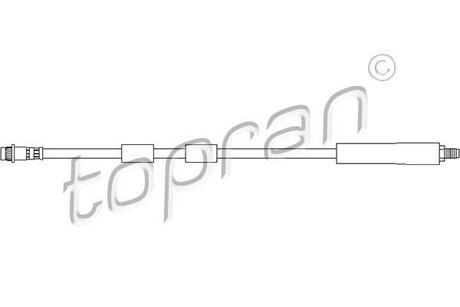 Гальмiвний шланг TOPRAN / HANS PRIES 720894 (фото 1)