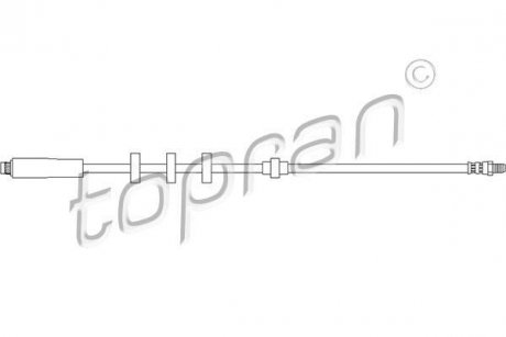 Шланг гальмівний TOPRAN / HANS PRIES 720895 (фото 1)