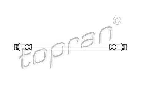 Тормозной шланг TOPRAN / HANS PRIES 720902 (фото 1)