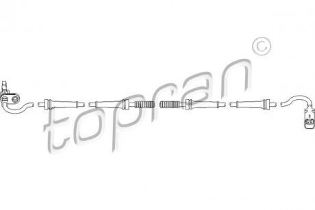 Датчик частоти обертання колеса TOPRAN / HANS PRIES 722099 (фото 1)