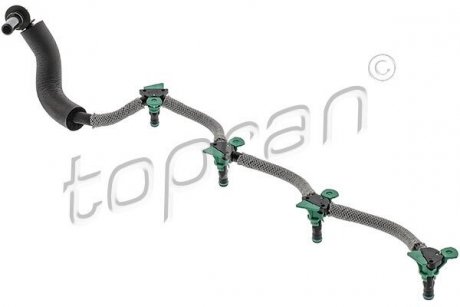 Hose, fuel overflow TOPRAN / HANS PRIES 724261