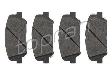 Колодки гальмівні (передні) Hyundai i30 11-/Veloster 12-17/Kia Ceed/Pro Ceed 12-/Cerato 13- TOPRAN / HANS PRIES 821266