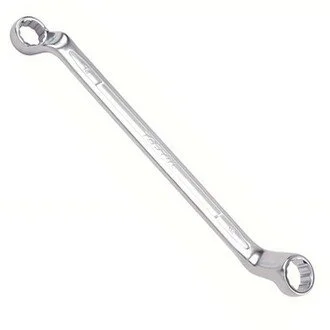 Ключ накидний, вигнутий, двосторонній, : 8 10мм, довжина: 182 мм, кут: 75° Toptul AAEI0810 (фото 1)