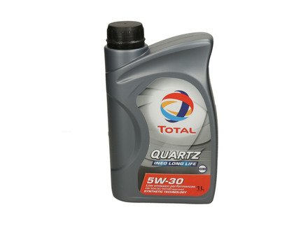 Моторное масло Quartz Ineo Long Life 5W-30 синтетическое 1 л TOTAL 181711