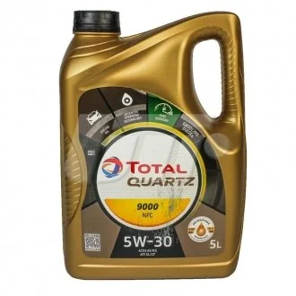 Моторное масло Quartz 9000 Future NFC 5W-30 синтетическое 5 л TOTAL 183199