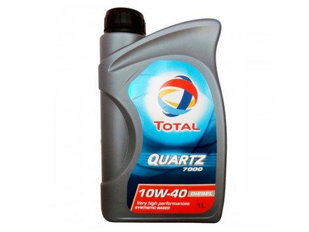 Моторна олія Quartz 7000 Diesel 10W-40 напівсинтетична 1 л TOTAL 201534 (фото 1)