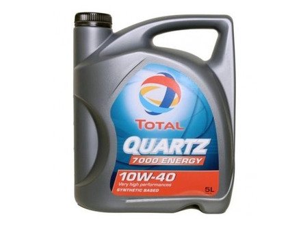 Моторное масло Quartz 7000 Energy 10W-40 полусинтетическое 5 л TOTAL 201537