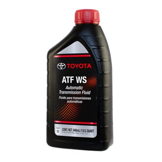Масло трансмиссионное синтетическое "atf ws", 1л TOYOTA 00289ATFWS (фото 1)