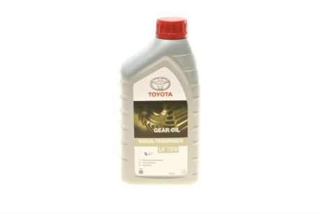 Масло трансмиссионное gear oil lv 75w gl-4, 1л TOYOTA 0888581001 (фото 1)