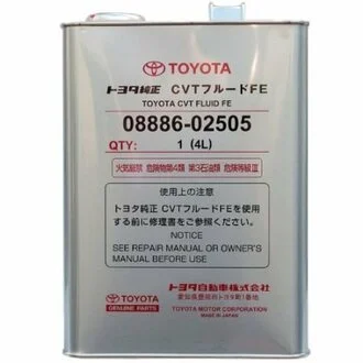 Масло трансмиccионное CVT-FE 4L TOYOTA 08886-02505