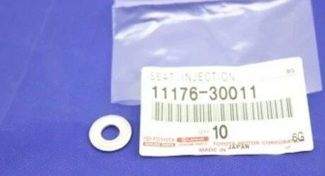 Кольцо уплотнительное топливной форсунки TOYOTA 11176-30011 (фото 1)