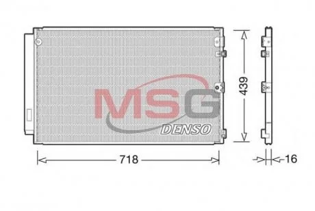 Радиатор кондиционера в сборе TOYOTA 8846050181