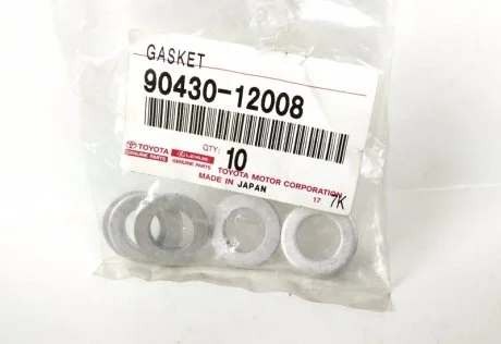 Прокладка зливної пробки двигуна TOYOTA 90430-12008 (фото 1)