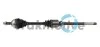 TRAKMOTIVE CITROEN піввісь прав. з ABS L=872mm 25/24 зуб. XSARA Break 2.0 HDi 109 01-05, ZX Break 1.9 TD 93-97 30-0185