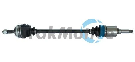 CITROEN піввісь прав з ABS L=841mm 21/22 зуб. SAXO 1.1 X, SX 96-03, PEUGEOT 106 II 1.5 D 96-01 TRAKMOTIVE 30-0272