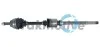 TRAKMOTIVE CITROEN піввісь прав з ABS L=834mm 21/24 зуб. C15 1.8 D 86-00, PEUGEOT 205 I 1.6 CJ 92-94 30-0277